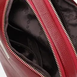 Жіноча шкіряна сумка Borsa Leather K11906r-red - мініатюра 5