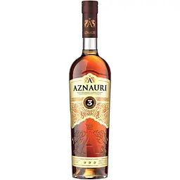 Упаковка коньяку Aznauri 3 зірки 40% 7.5 л (0.5 л x 15 шт.) - мініатюра 2