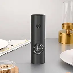 Електричний перечниця-млин Semi Electric pepper mill з підсвічуванням, Black з регулятором помелу