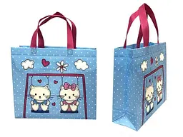 Еко сумка ECOBAG ручка Ламінація Kitty із замком 320-270-100 400мм