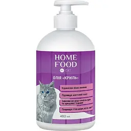 Олія для котів Home Food Криль 480 мл