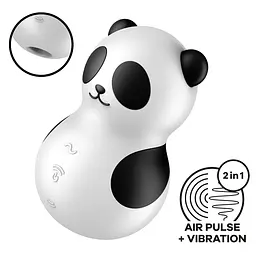 Вакуумний стимулятор із вібрацією Satisfyer Pocket Panda Satisfyer SX2176 100852 - мініатюра 1