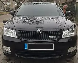 Вії фар Skoda Octavia A5 2010- Ресталінг Voron Glass - мініатюра 2