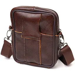 Чоловіча шкіряна сумка Vintage 13,5х16х4 см sum0022668 - мініатюра 2