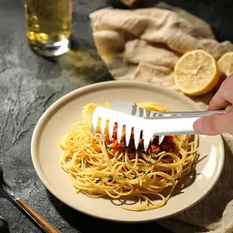 Щипці граблі для спагеті з нержавіючої сталі 24 см, Kitchen Master Сріблястий 84153 - мініатюра 10
