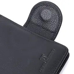 Вертикальний гаманець для жінок із натуральної шкіри ST Leather 22701 чорний - мініатюра 5