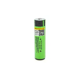 Акумулятор 18650 3400mAh(3200-3400mah), 3.7V(2.75-4.2V), захист, green Liitokala (Lii-34B-PCB)