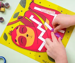 Набір для творчості Vladi Toys Sticky strips Лама укр. мова (VT4433-04) - мініатюра 4