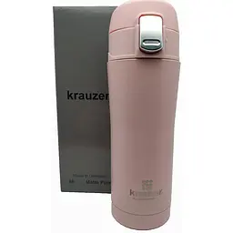 Термочашка Krauzer 350 мл рожева (86-350Pink) - мініатюра 4