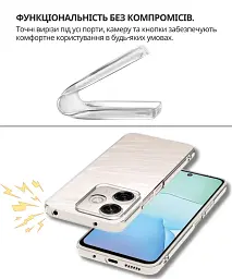 Чохол до мобільного телефона BeCover Silicone Xiaomi Redmi 13x Transparent (714686) - мініатюра 5