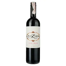 Вино Fuzion Shiraz Malbec, червоне, сухе, 12,5%, 0,75 л (35591)