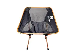 Кемпінгове крісло BaseCamp Compact, 50x58x56 см Чорний-Помаранчевий