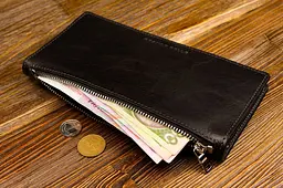 Жіночий шкіряний гаманець GRANDE PELLE 20х10х2 см acs0024486 - мініатюра 8