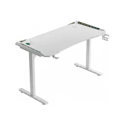Комп'ютерний стіл GT Racer T-1452 White (T-1452 (140x60x73) White) - мініатюра 2