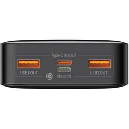 Портативна батарея Baseus Bipow Digital Display 20000 mAh 20W PPDML-M01 Black - мініатюра 3
