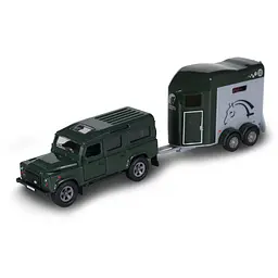 Ігровий набір TechnoDrive Land Rover з причіпом і фігурками коней (520460.270) - мініатюра 8