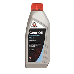 Трансмісійна олива Comma EP 85W-140 GEAR OIL 1л HMG1L