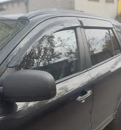 Дефлектори вікон вітровики Hyundai Santa Fe 2006-2012 (Voron Glass) VH21606 - мініатюра 5