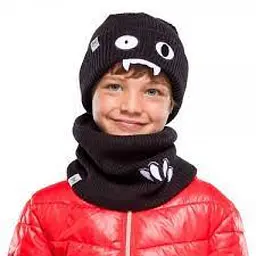 Шапка Buff Child Knitted Hat Funn Bat Black (1033-BU 120867.999.10.00) - мініатюра 2