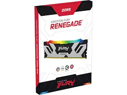 Модуль пам'яті Kingston FURY 32 GB (2x16GB) DDR5 6400 MHz Renegade Silver RGB (KF564C32RSAK2-32) - мініатюра 4