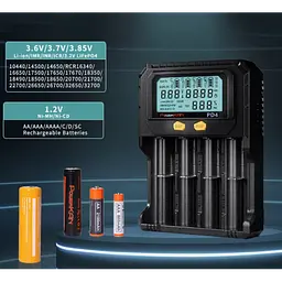 Універсальний зарядний пристрій PowerKan PD4 4 канали з екраном під 18650 - мініатюра 4