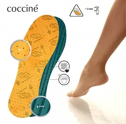 Вирізні дитячі устілки Coccine Aloe Vera повітропроникні з екстрактом алое.. Розмір 19/35 - мініатюра 2