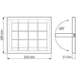 Прожектор Videx LED 500Lm 5000K автономний (VLE-FSO3-205) - мініатюра 10