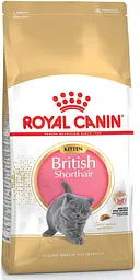 Сухий корм Royal Canin British Shorthair Kitten для кошенят породи британська короткошерста до 12 місяців 10 кг (3182550816540)