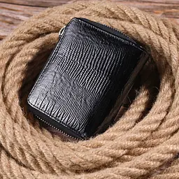 Жіночий шкіряний гаманець KARYA 9х10,3х3 см acs0024612 - мініатюра 7