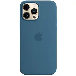 Чохол Silicone Case з MagSafe для Apple iPhone 13 Pro Max (6.7) Blue Jay (MM2Q3) [61207] - мініатюра 3