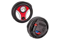 Автомобільний компресор Air Compressor 260 PSI DC12V у формі колеса в прикурювач для накачування шин - мініатюра 2