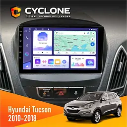 Штатна магнітола Hyundai Tucson 2010-2018 Cyclone C9-011 4x64, DSP Cyclone (НФ-00007016)