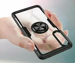 Чохол Primolux Ring Magnetic Stand для Huawei P30 Black - мініатюра 5