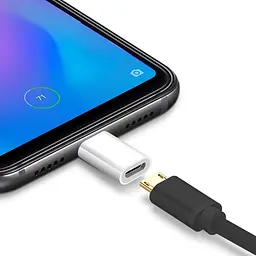 Адаптер Перехідник microUSB - Type-C GT Gray (43236884) - мініатюра 8