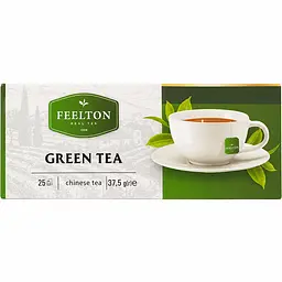 Чай зелений Feelton Green Tea OPA (25 шт. x 1.5 г) - мініатюра 2