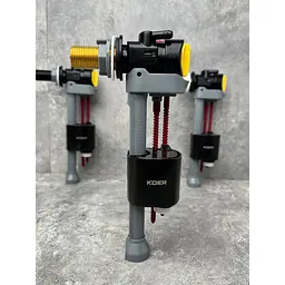 Арматура наповнювальна Koer KT-0107-1/2" з боковим підведенням та латунним різьбленням 1/2" KR5831, Білий - мініатюра 3