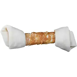 Ласощі для собак Trixie Кость для чистки зубів з куркою Denta Fun 25 см 220 г