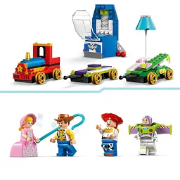 Конструктор LEGO Disney Pixar Святкування з Історії Іграшок: потяг і авто для перегонів 206 деталей (43264) - мініатюра 7