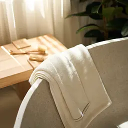 Рушник MBM HOME Слід вітру 50x90 см шпилька айворі (BT-17 M IVORY/PIN) - мініатюра 11