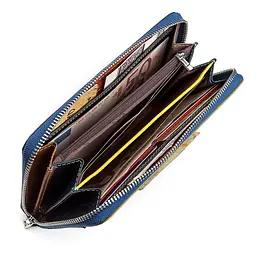 Гаманець жіночий ST Leather 18375 (SB71) на блискавці синій - мініатюра 5