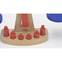 Дерев'яні навчальні ваги Viga Toys з гирями (50660) - мініатюра 3