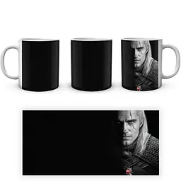 Кухоль GeekLand The Witcher Відьмак Геральт TW 002.001 330 мл білий - мініатюра 4