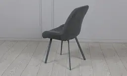 Стілець Ділан метал сірий сидіння тканина 510x560x900 графіт - мініатюра 6