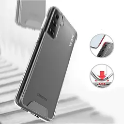 Чохол-накладка BeCover Space Case для Samsung Galaxy S22 SM-S901 Transparancy (708588) - мініатюра 5