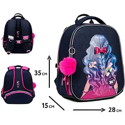 Рюкзак каркасний Yes H-100 Beautiful Hair (550093) - мініатюра 10