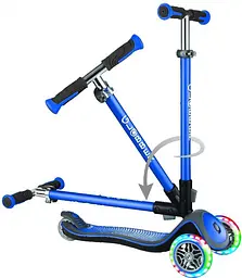 Самокат Globber Elite Deluxe колеса та панель з підсвічуванням синій (449-100-3) - мініатюра 2