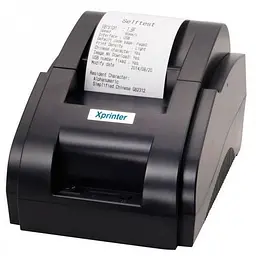 Друкарка чеків Xprinter XP-58IIZ (термодрук, 90 мм/с, стрічка 58 мм, USB, чорний) - мініатюра 5