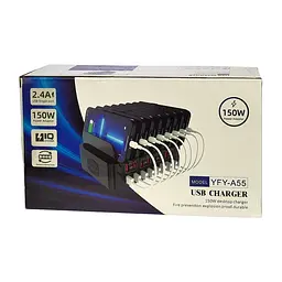 Зарядна станція YFY-A55 (16 USB 5V/2.4A, 150W) - мініатюра 3
