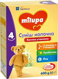 Уцінка. Суха молочна суміш Milupa 4 для дітей від 18 місяців 600 г - мініатюра 2