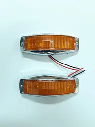 Повторний поворот довгий універсальний жовтий Yuce УР-12 - під скотч - 120х46х18 мм